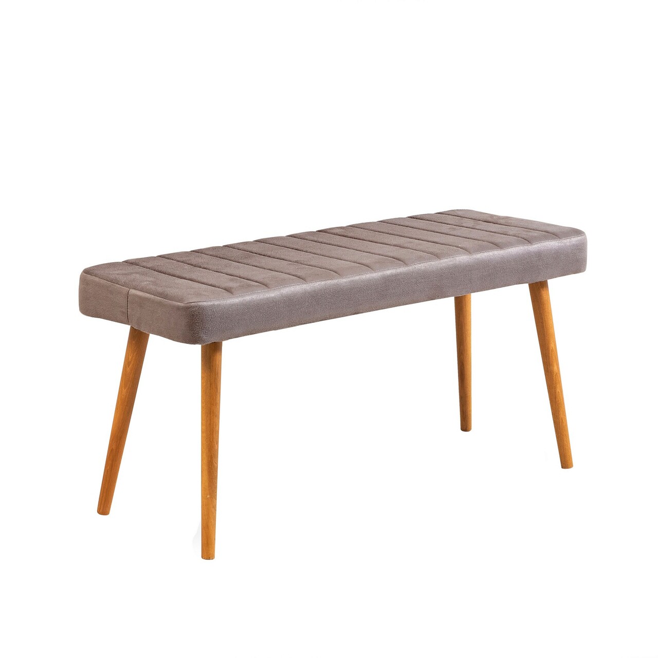 Banca, Hanah Home, Stormi Bench, Pin Atlantic / Gri - imagine 4